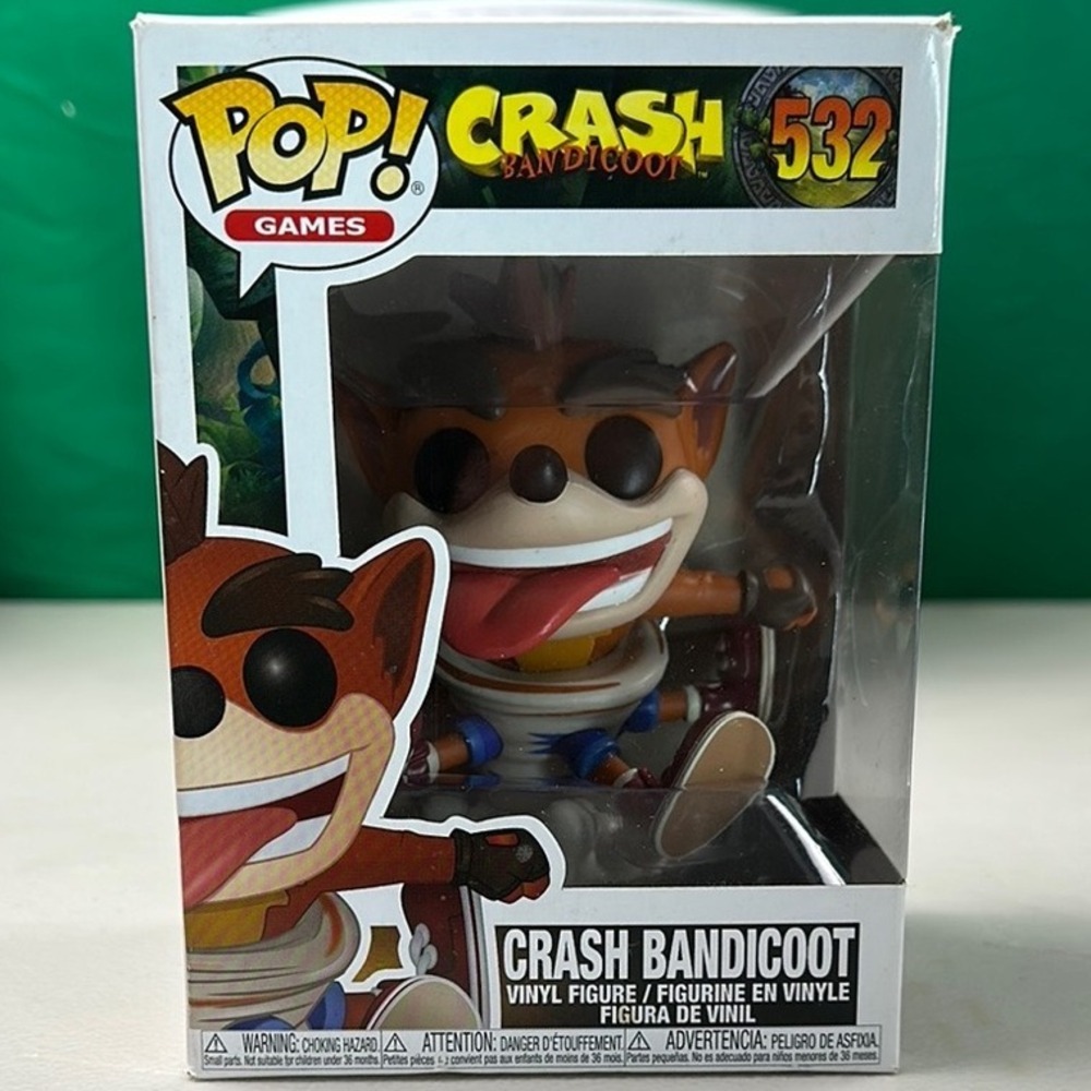 Crash Bandicoot Funko Pop! Games Vinyl Figure #532 Activision Collectible